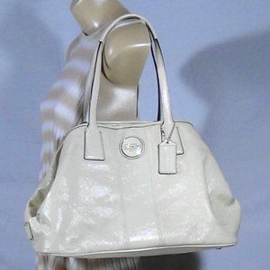 Shoulder Bag E1182-f15658 CREAM Cowhide Leather